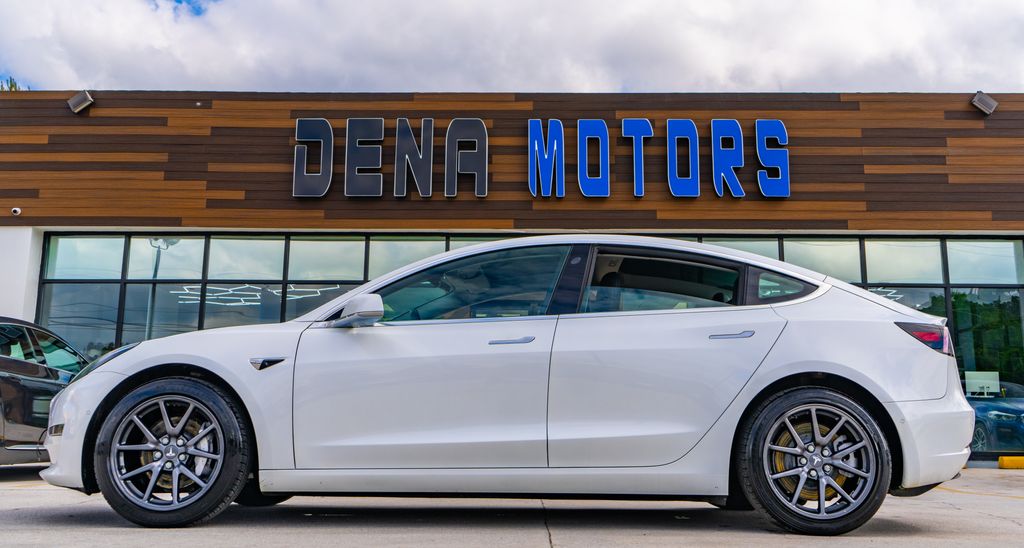 2020 Tesla Model 3 Standard Range Plus White at Genesis of Spring