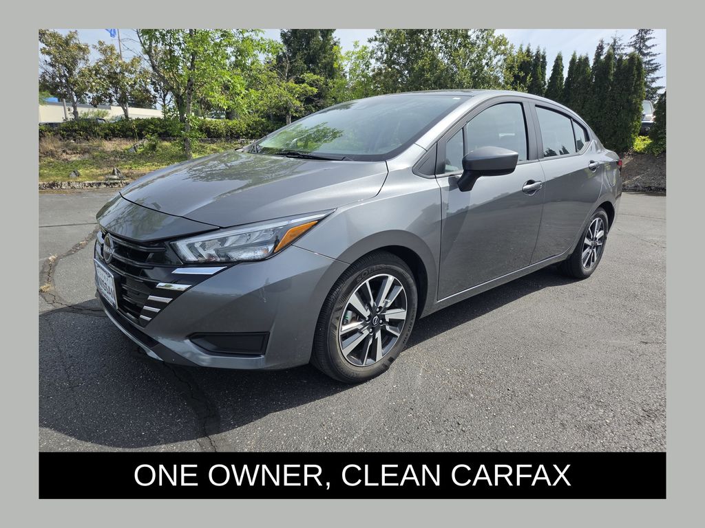 Gray (Gun Metallic) 2025 Nissan Versa Sedan Front-Wheel Drive Continuously Variable Transmission