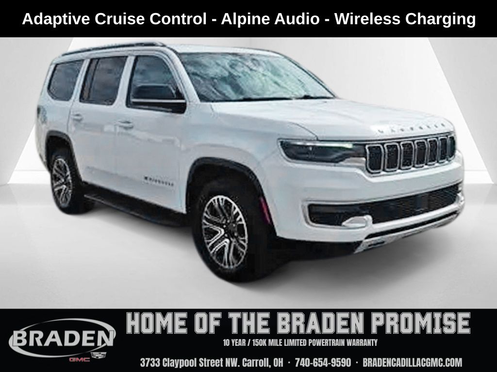 Bright White Clearcoat 2024 Jeep Wagoneer SUV / Crossover Four-Wheel Drive 8-Speed Automatic