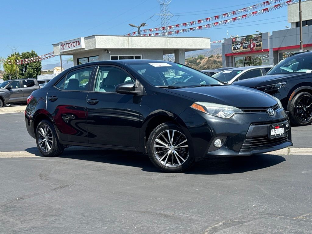 Black Sand Pearl 2016 Toyota Corolla Sedan Front-Wheel Drive Continuously Variable Transmission