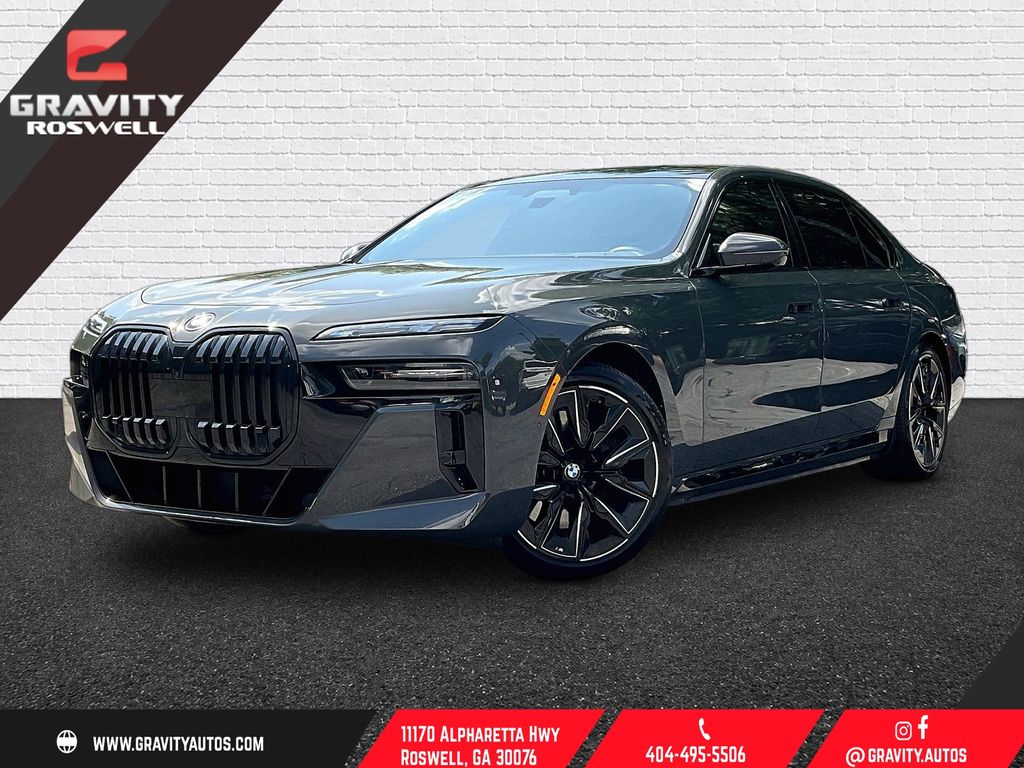 Individual Dravit Gray Metallic 2023 BMW i7 Sedan All-Wheel Drive Automatic