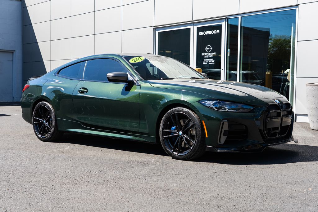 San Remo Green Metallic 2021 BMW 4 Series Coupe All-Wheel Drive 8-Speed Automatic