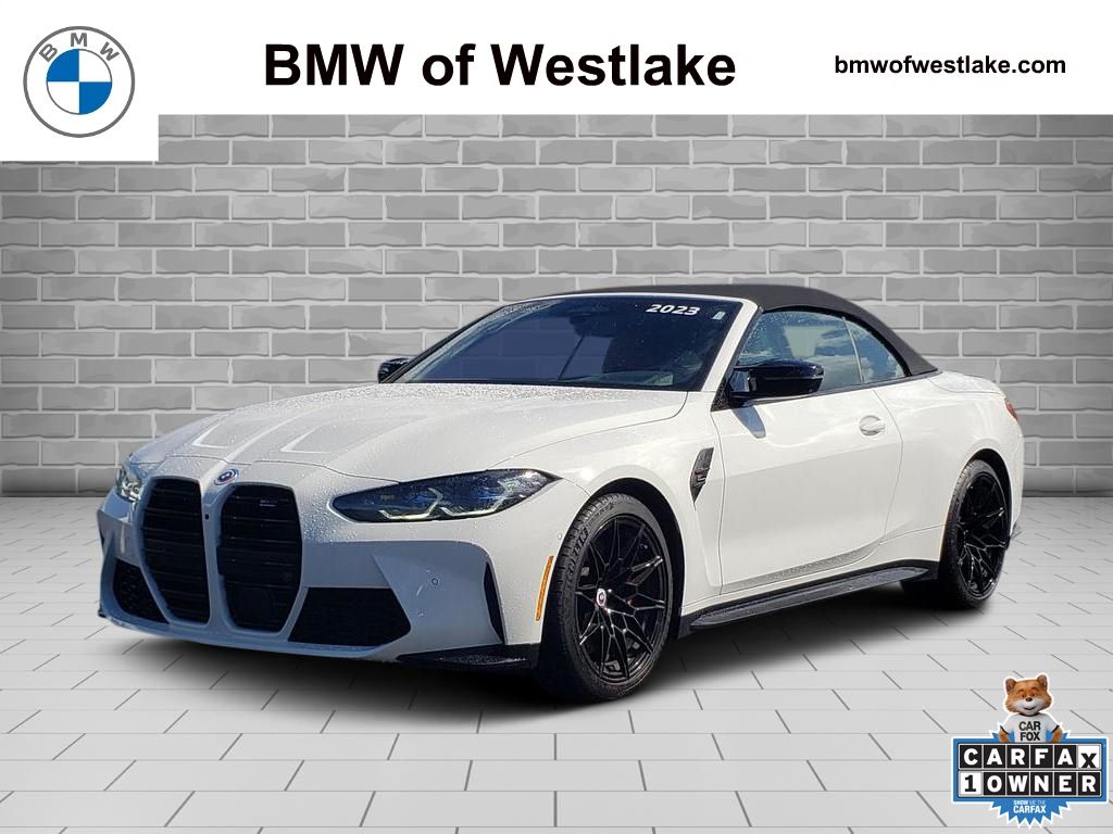 Alpine White 2023 BMW M4 Competition xDrive Convertible AWD Convertible All-Wheel Drive 8-Speed Automatic