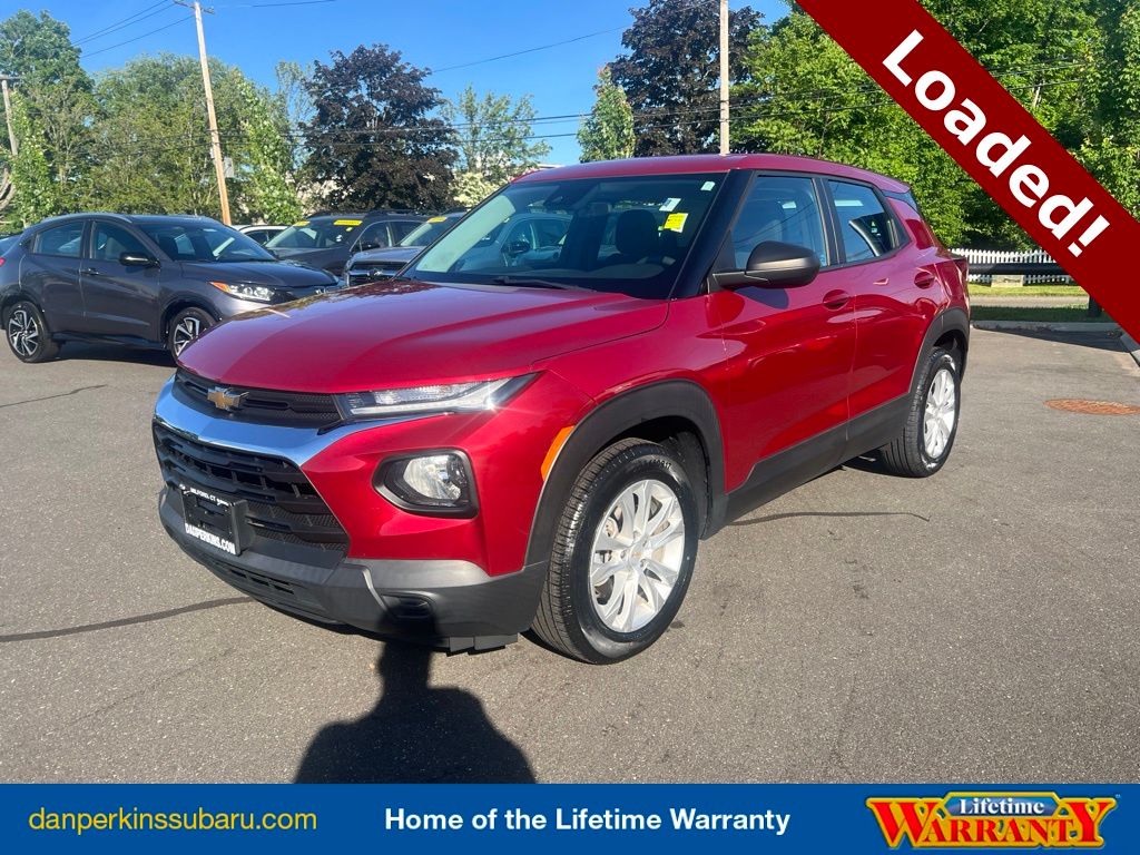 Scarlet Red Metallic 2021 Chevrolet Trailblazer LS FWD SUV / Crossover Front-Wheel Drive Continuously Variable Transmission