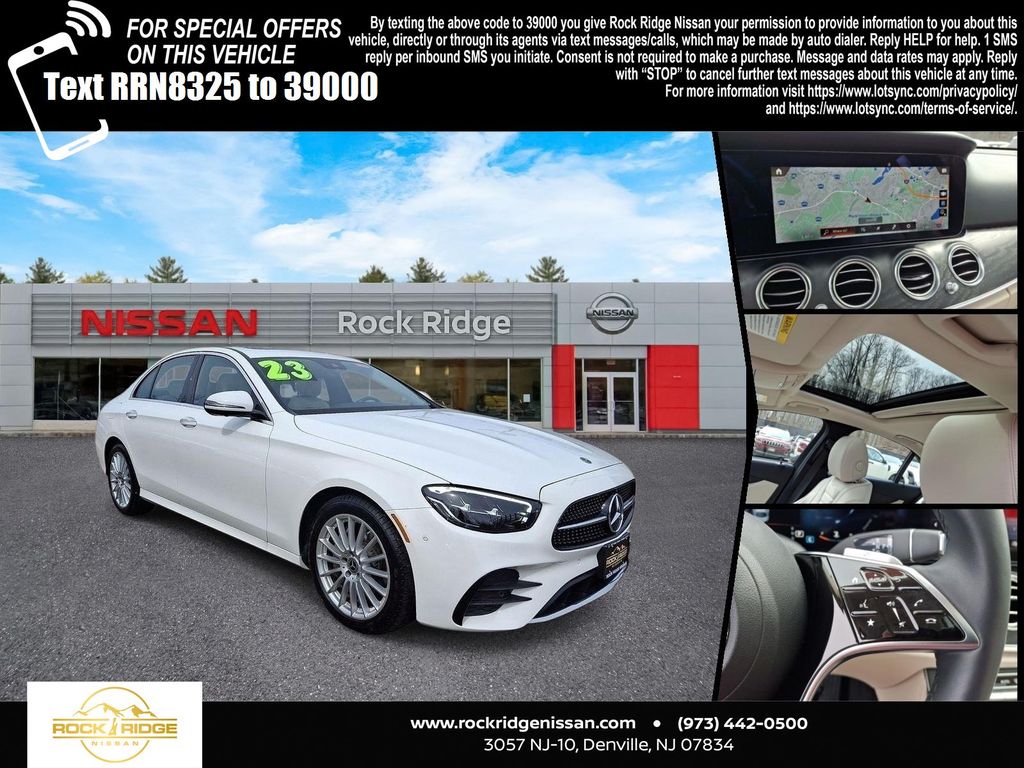 Polar White 2023 Mercedes-Benz E-Class Sedan All-Wheel Drive 9-Speed Automatic