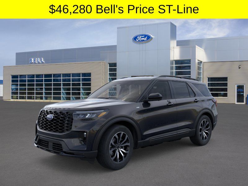 Black Metallic 2026 Ford Explorer SUV / Crossover All-Wheel Drive Automatic