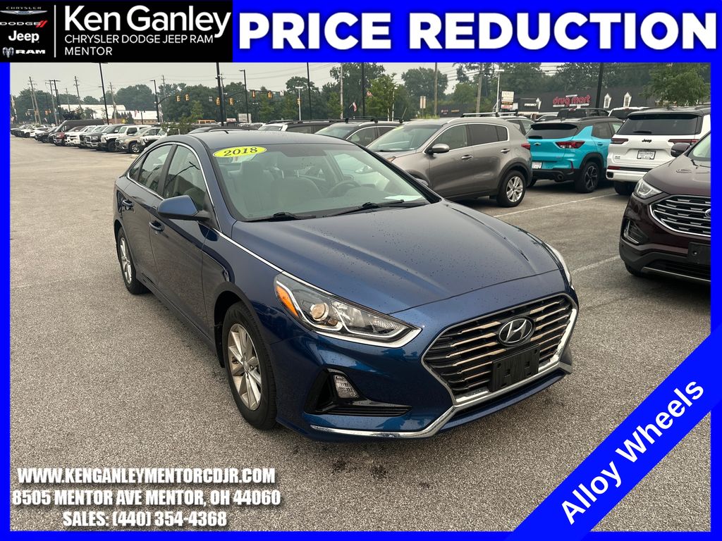 Lakeside Blue 2019 Hyundai Sonata Sedan Front-Wheel Drive 6-Speed Automatic