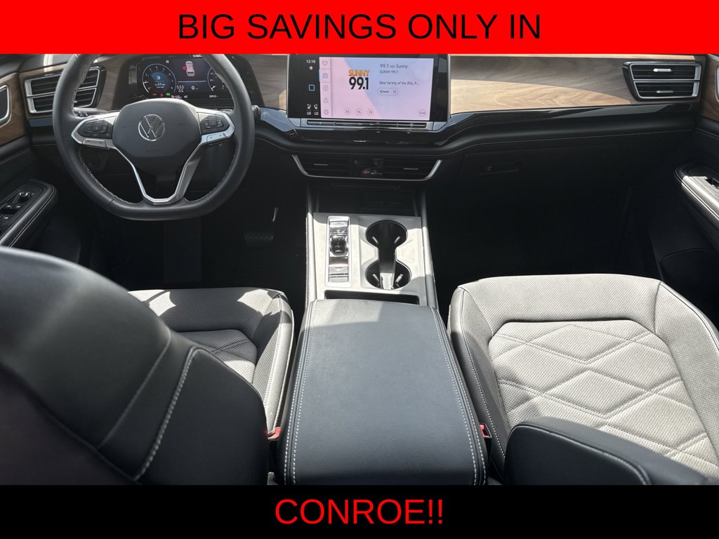 2024 Volkswagen Atlas 2.0T SE Black at DeMontrond Mazda