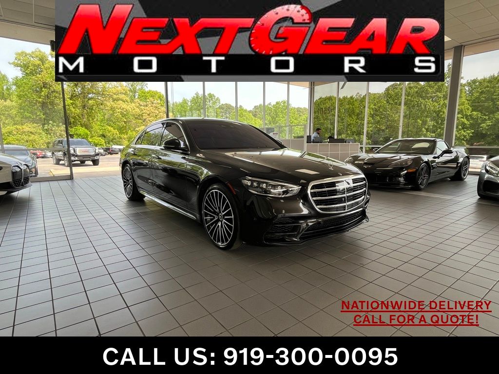 Black 2022 Mercedes-Benz S-Class S 580 4MATIC AWD Sedan All-Wheel Drive 9-Speed Automatic