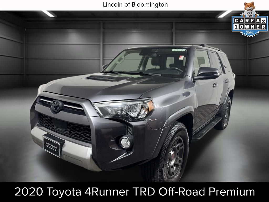 Magnetic Gray Metallic 2020 Toyota 4Runner TRD Off-Road Premium 4WD SUV / Crossover Four-Wheel Drive 5-Speed Automatic Overdrive