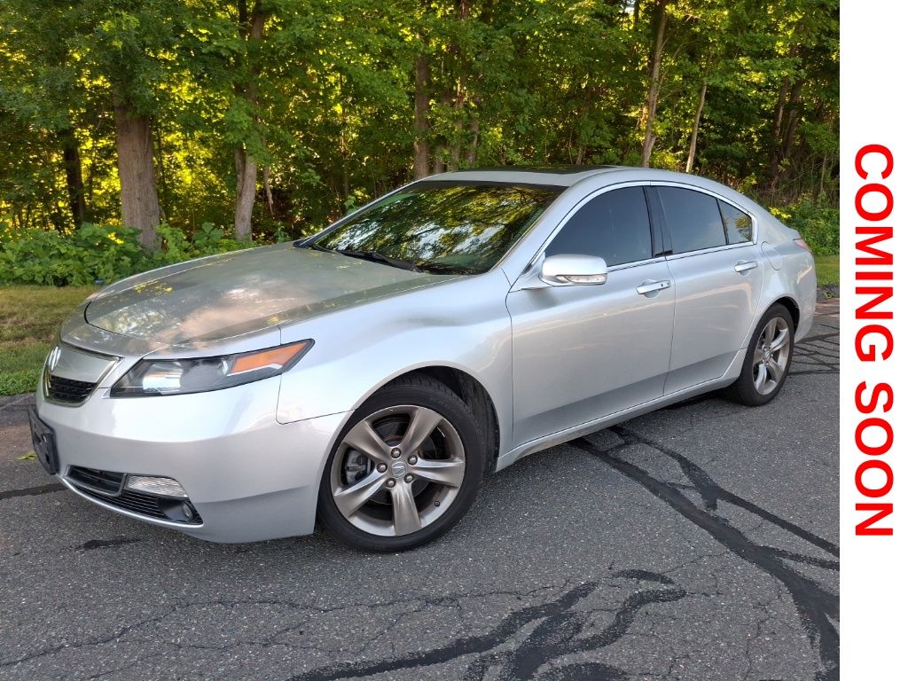 Silver 2012 Acura TL Sedan All-Wheel Drive 6-Speed Automatic