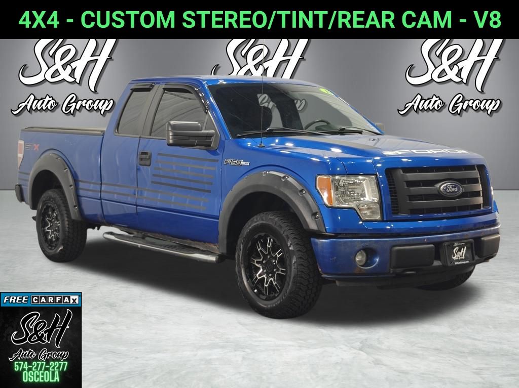 Blue Flame Metallic 2010 Ford F-150 Pickup Truck Four-Wheel Drive 6-Speed Automatic
