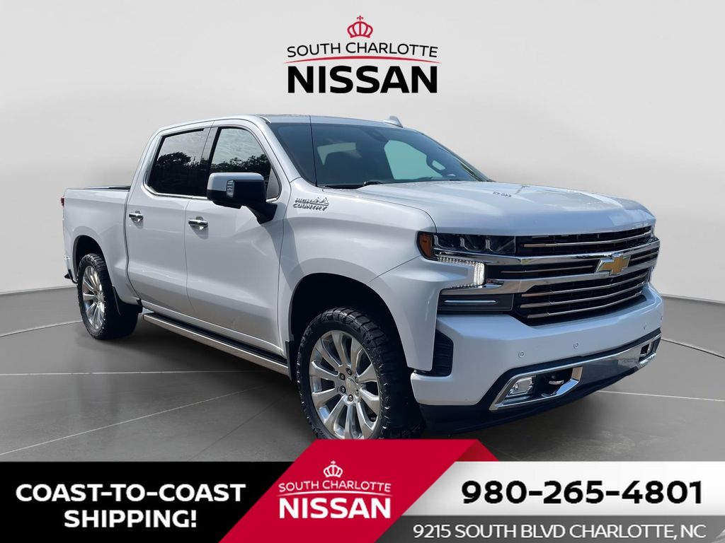 White 2021 Chevrolet Silverado 1500 Pickup Truck Four-Wheel Drive Automatic