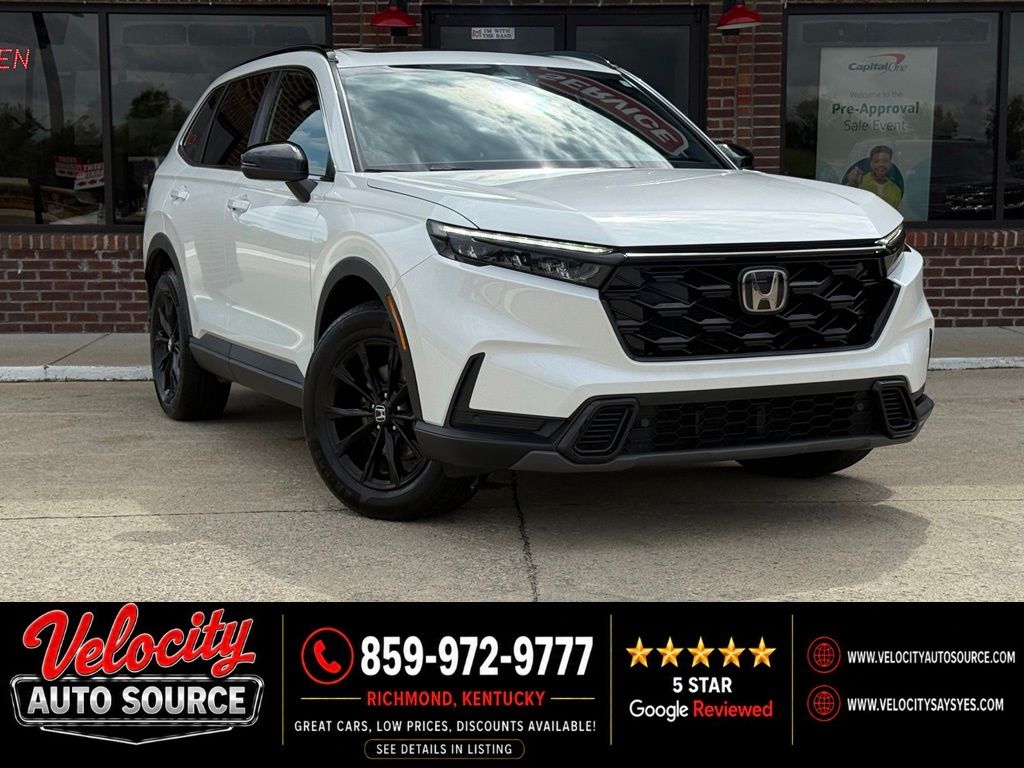 White 2024 Honda CR-V Hybrid SUV / Crossover All-Wheel Drive Continuously Variable Transmission
