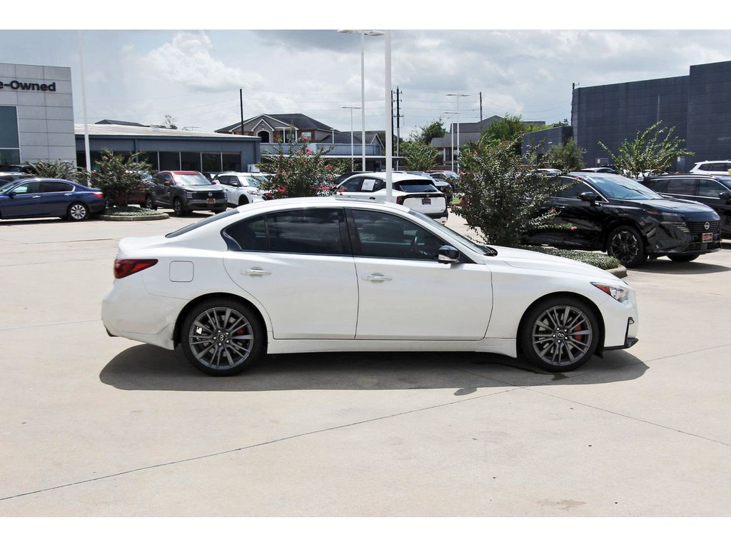 2024 INFINITI Q50 Red Sport 400 White at AutoSavvy Houston Southwest