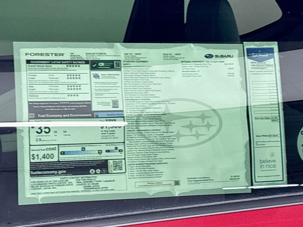 2026 Subaru Forester Hybrid Premium Hybrid