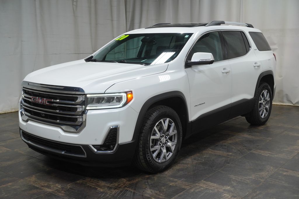 Used 2020 GMC Acadia SLT with VIN 1GKKNULS2LZ240881 for sale in New Castle, PA