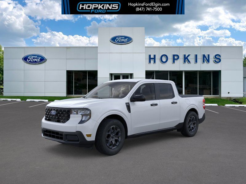 Oxford White 2026 Ford Maverick XLT SuperCrew AWD Pickup Truck All-Wheel Drive Continuously Variable Transmission