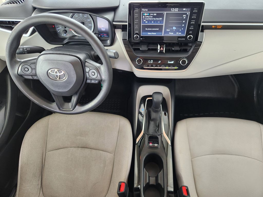 2021 Toyota Corolla LE White at Community Toyota