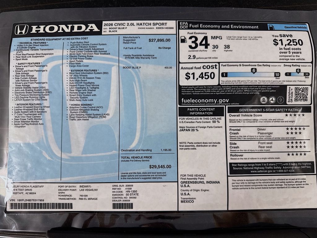 Thumbnail: 2026 Honda Civic - 9