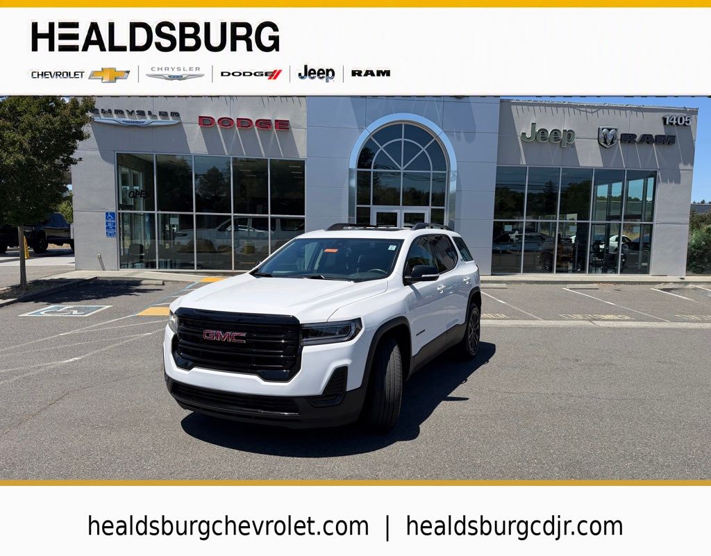 Summit White 2023 GMC Acadia SUV / Crossover Front-Wheel Drive 9-Speed Automatic