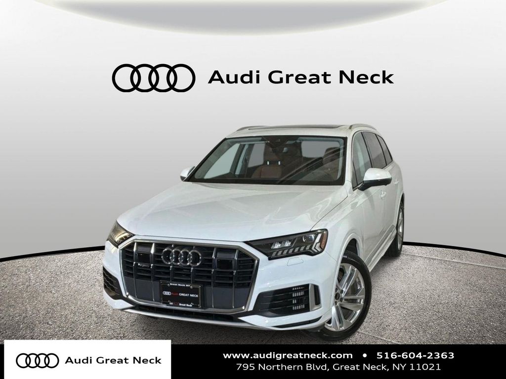 Glacier White 2023 Audi Q7 quattro Premium Plus 55 TFSI SUV / Crossover All-Wheel Drive 8-Speed Automatic