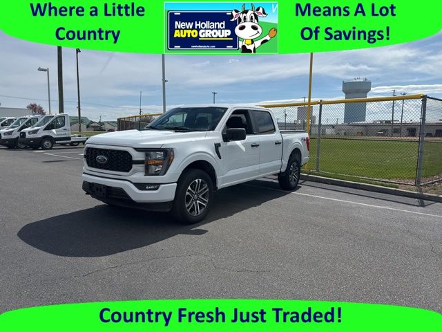 Oxford White 2023 Ford F-150 XL SuperCrew 4WD Pickup Truck Four-Wheel Drive Automatic