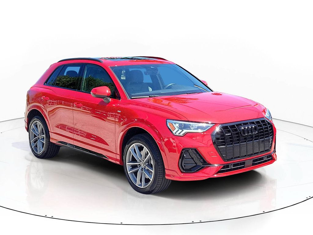 Progressive Red Metallic 2025 Audi Q3 quattro Premium S Line 45 TFSI SUV / Crossover All-Wheel Drive 8-Speed Automatic