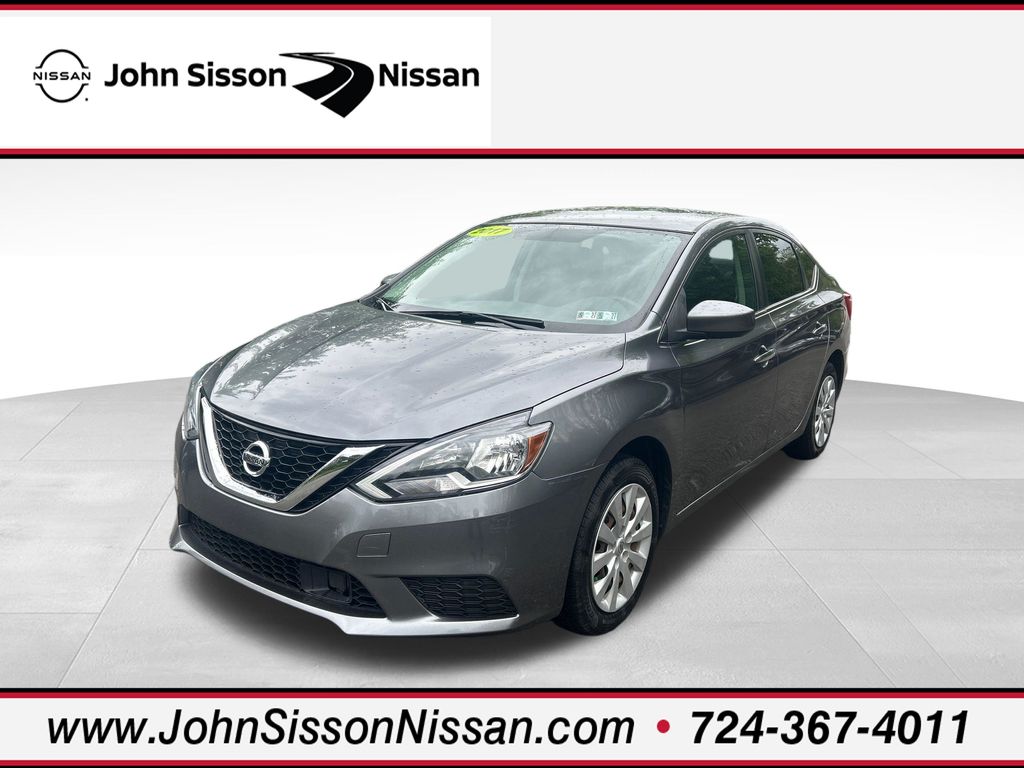 Gray (Gun Metallic) 2019 Nissan Sentra S FWD Sedan Front-Wheel Drive Continuously Variable Transmission
