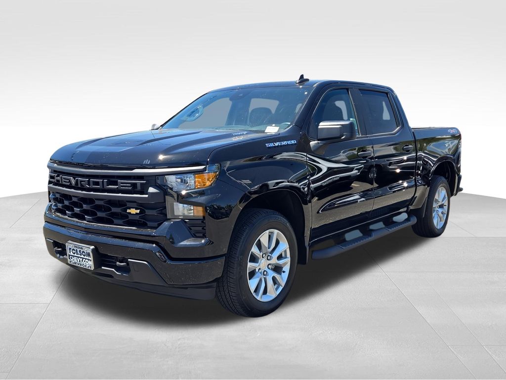 Black 2026 Chevrolet Silverado 1500 Pickup Truck Four-Wheel Drive 8-Speed Automatic