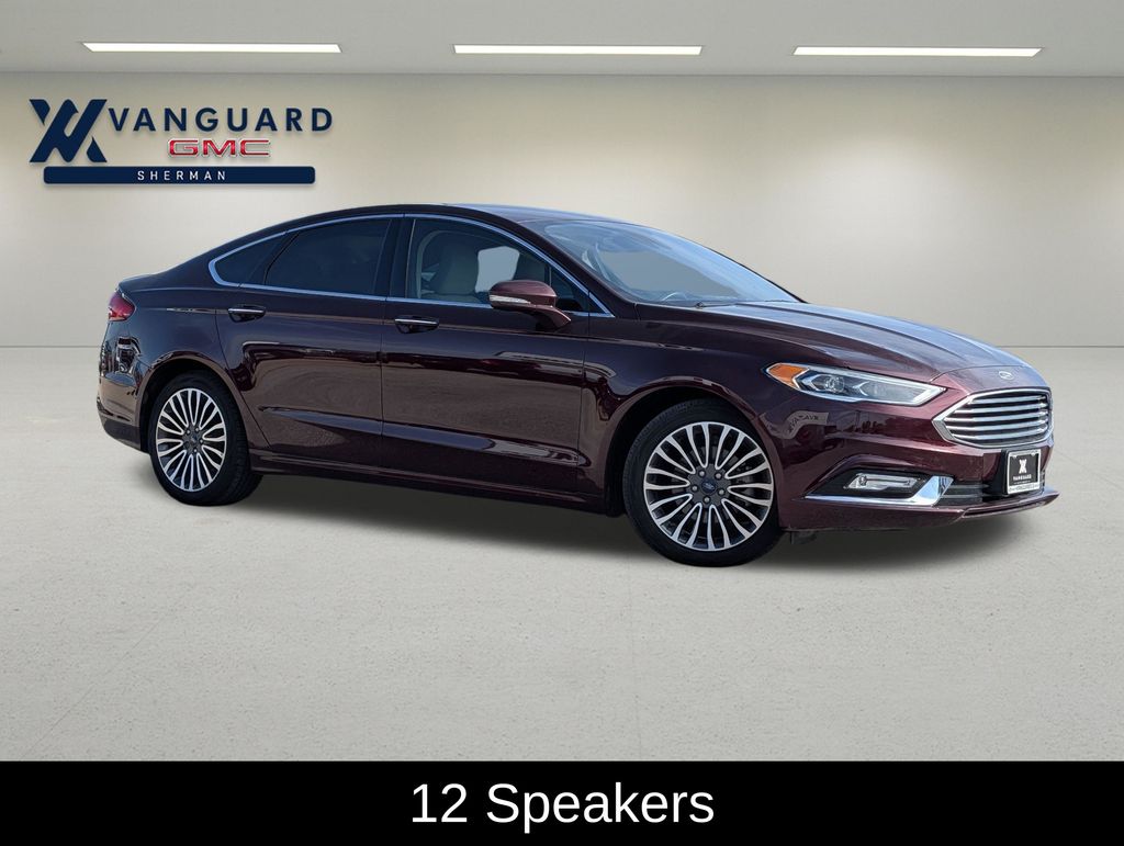 Red (Burgundy) 2018 Ford Fusion Sedan Front-Wheel Drive 6-Speed Automatic
