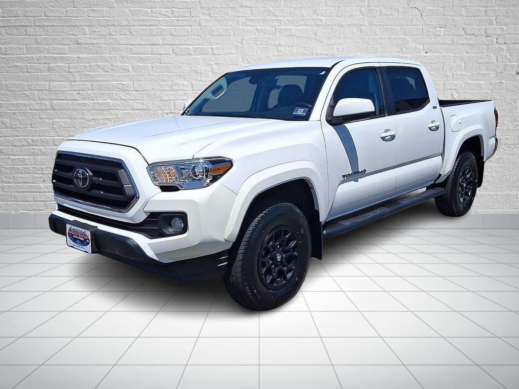 Super White 2020 Toyota Tacoma Pickup Truck Four-Wheel Drive 6-Speed Automatic