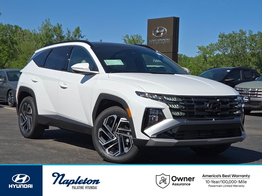 Creamy White Pearl 2026 Hyundai Tucson Hybrid Plug-In Limited AWD SUV / Crossover All-Wheel Drive 6-Speed Automatic