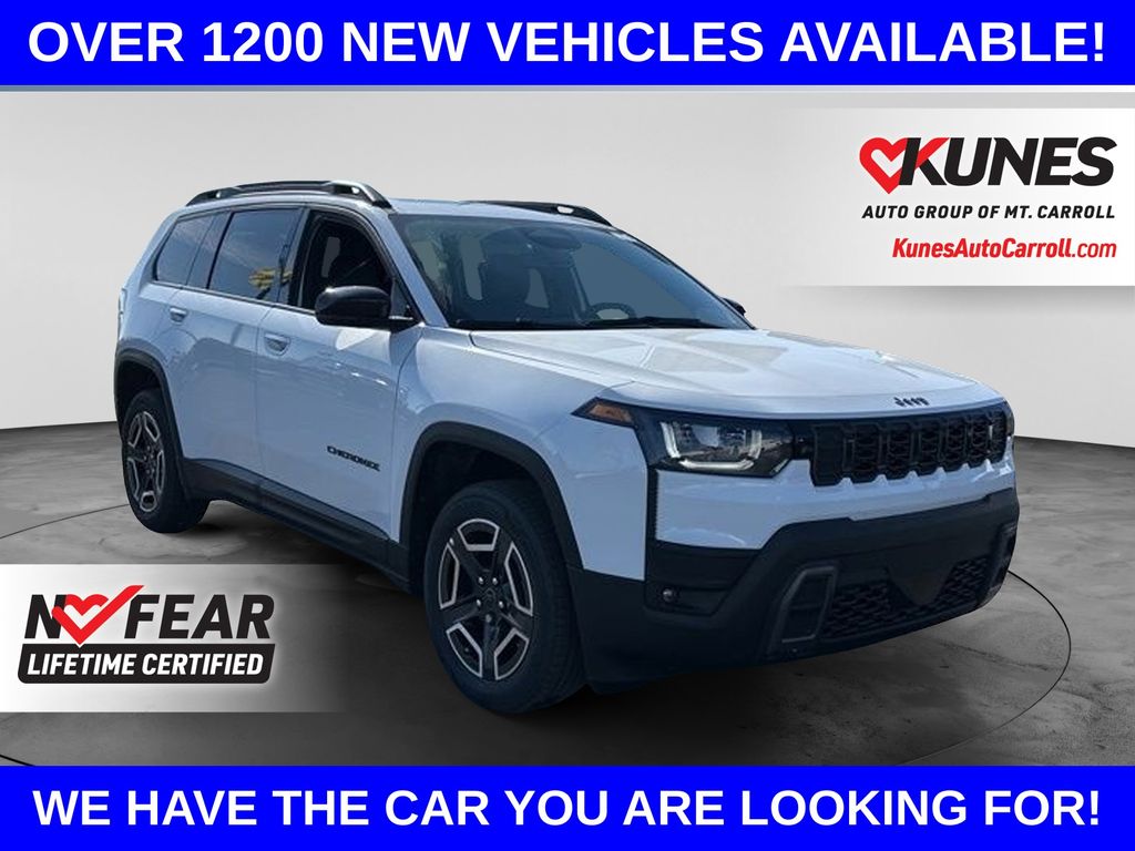 Bright White Clearcoat 2026 Jeep Cherokee SUV / Crossover Four-Wheel Drive Continuously Variable Transmission