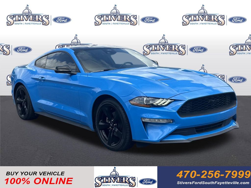 Grabber Blue Metallic 2023 Ford Mustang Coupe Rear-Wheel Drive Automatic