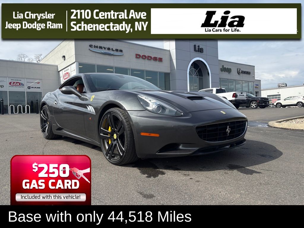 Gray 2010 Ferrari California GT Convertible Convertible Rear-Wheel Drive 7-Speed Manual