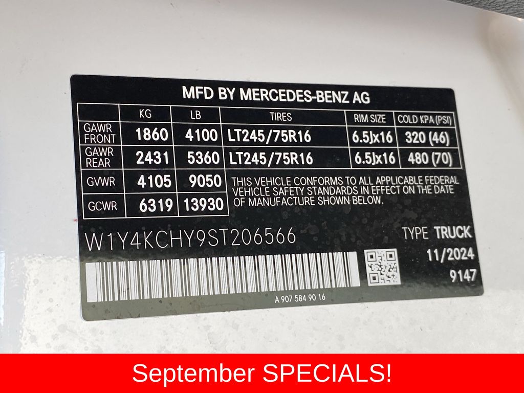 Used 2025 Mercedes-benz Sprinter 2500 Van