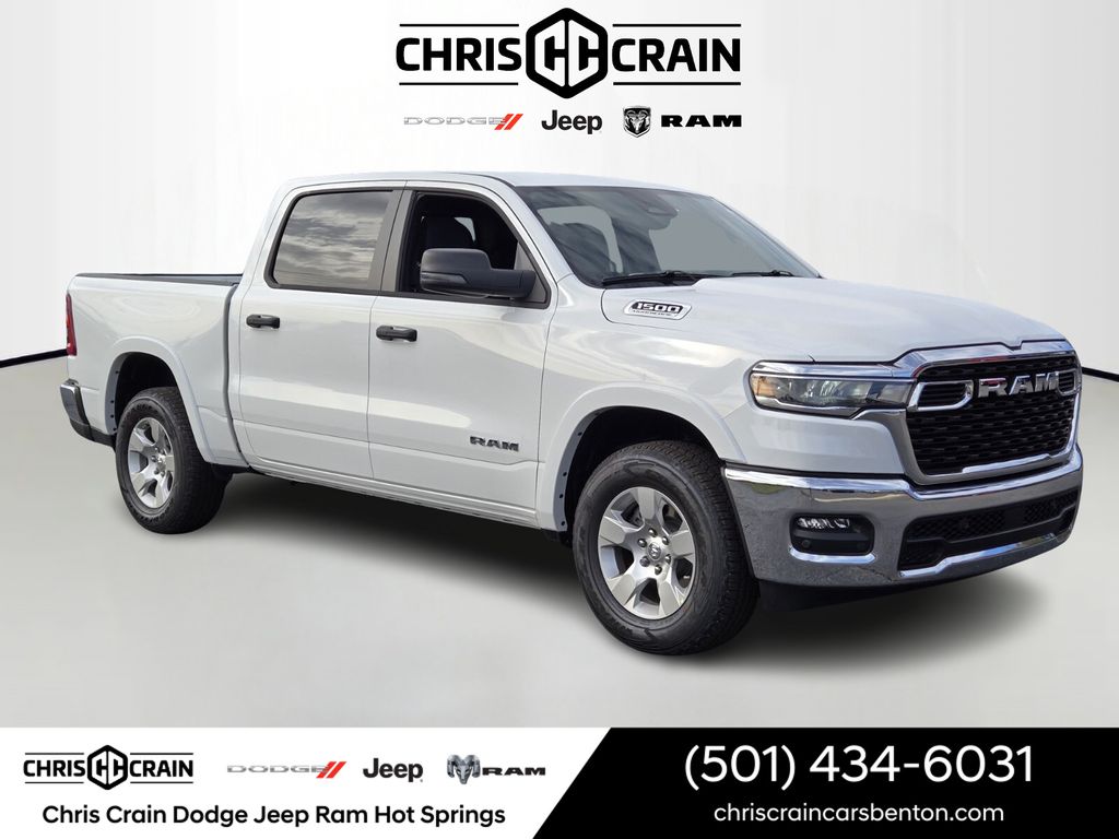 Bright White Clearcoat 2026 RAM 1500 Pickup Truck Four-Wheel Drive 8-Speed Automatic