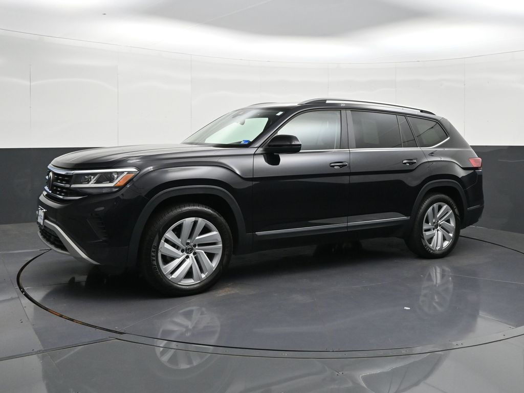 Deep Black Pearl 2021 Volkswagen Atlas SUV / Crossover All-Wheel Drive 8-Speed Automatic