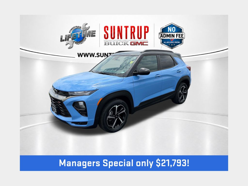 Fountain Blue 2023 Chevrolet Trailblazer SUV / Crossover Front-Wheel Drive Continuously Variable Transmission