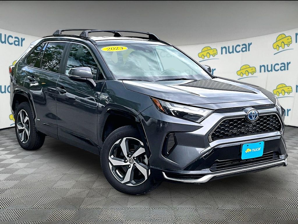 Magnetic Gray Metallic 2023 Toyota RAV4 Prime SUV / Crossover All-Wheel Drive Continuously Variable Transmission
