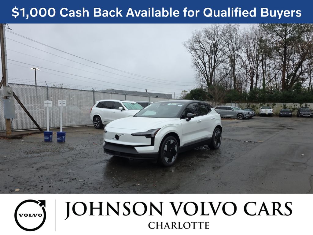 Crystal White 2025 Volvo EX30 Twin Plus eAWD SUV / Crossover All-Wheel Drive 1-Speed Automatic