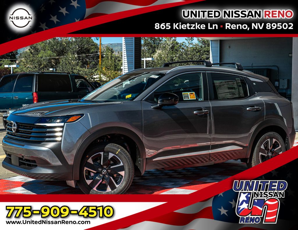 Gray (Gun Metallic) 2026 Nissan Kicks SUV / Crossover All-Wheel Drive Continuously Variable Transmission