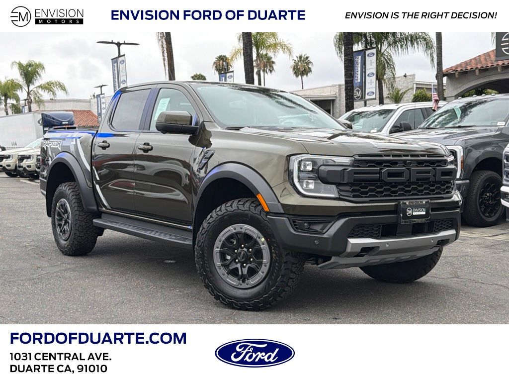 Green Metallic 2026 Ford Ranger Pickup Truck Four-Wheel Drive Automatic