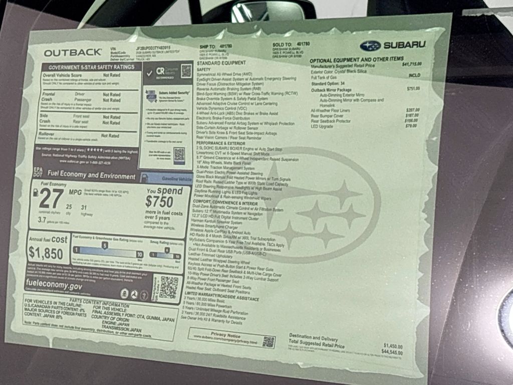 2026 Subaru Outback Limited