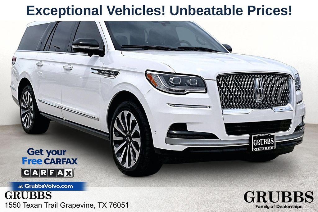 White Metallic 2024 Lincoln Navigator L Reserve 4WD SUV / Crossover Four-Wheel Drive Automatic