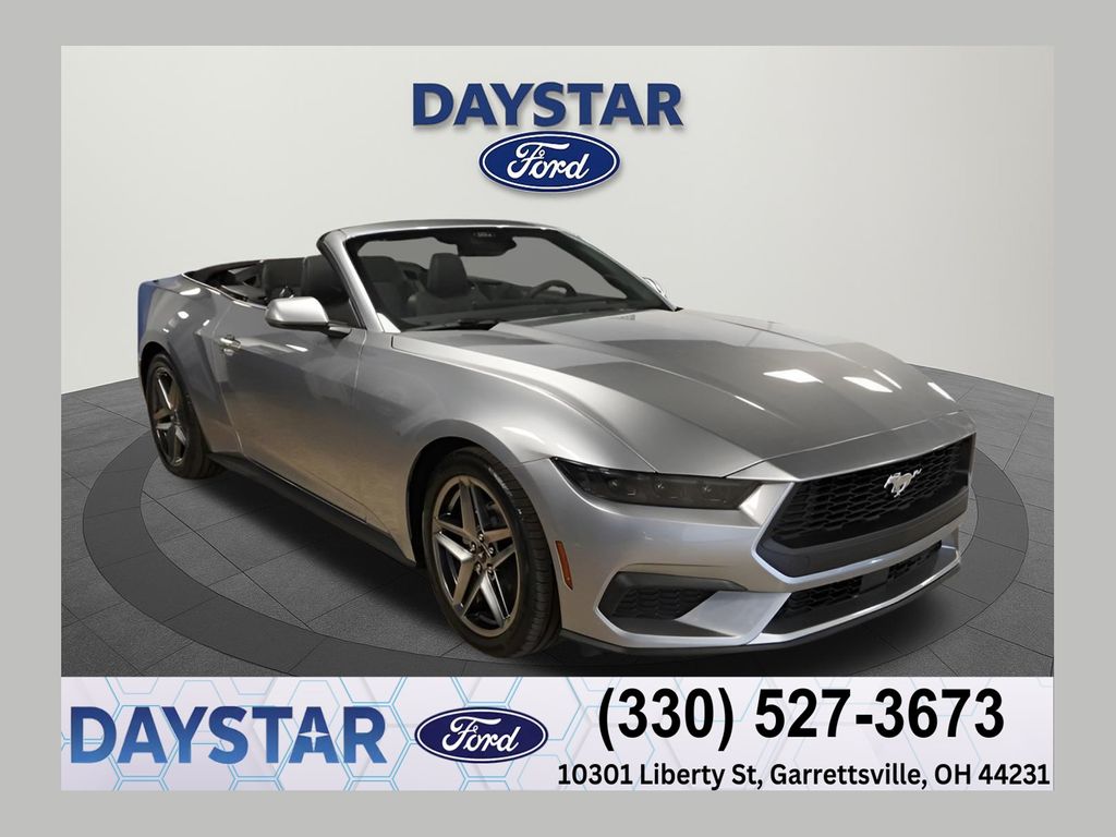 Silver Metallic 2026 Ford Mustang Convertible Rear-Wheel Drive Automatic