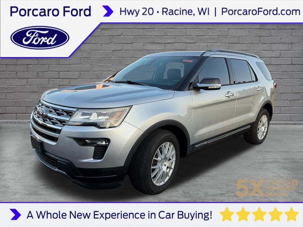 Ingot Silver Metallic 2018 Ford Explorer SUV / Crossover All-Wheel Drive 6-Speed Automatic
