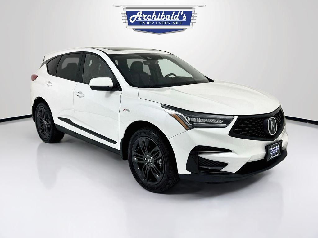 Platinum White Pearl 2021 Acura RDX SUV / Crossover All-Wheel Drive Automatic