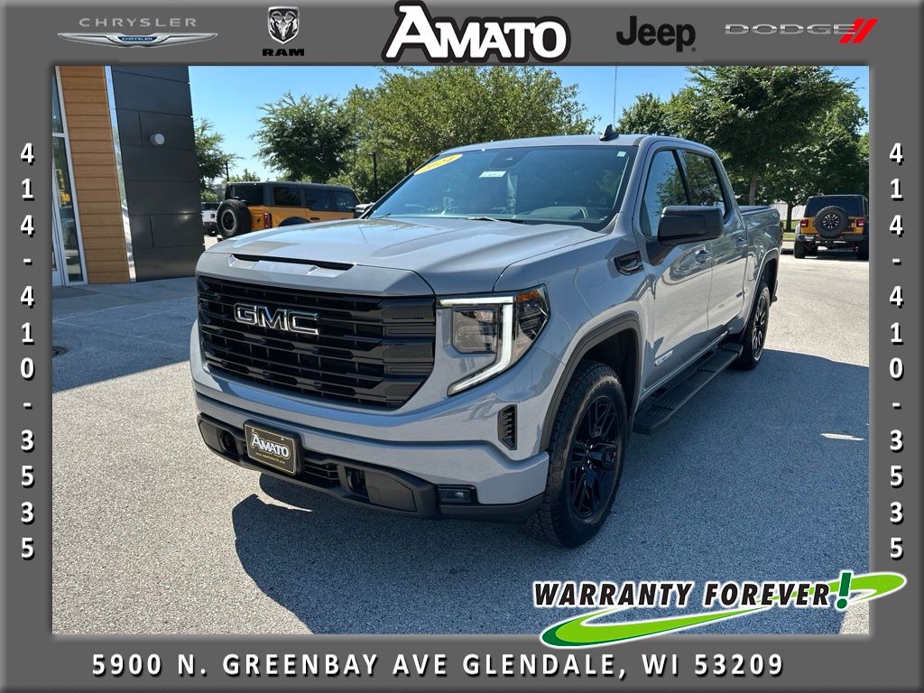 Thunderstorm Gray 2024 GMC Sierra 1500 Pickup Truck Four-Wheel Drive 8-Speed Automatic